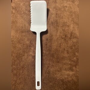 Vintage Copco White Melamine Solid Spatula Turner Cooking Utensil  Dual Edge